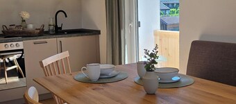Simon vacation apartment, 90 m², 2-6 persons, eat-in kitchen, 3 bedrooms, shower/WC + WC, balcony