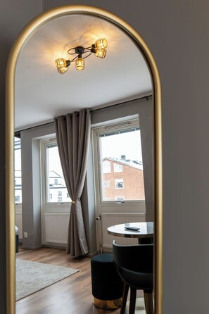 Dobbeltrom – superior, byutsikt