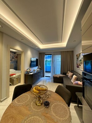 Living area - премиум апартаменты в Алании 1+1,  с развитой инфраструктурой (Alanya)