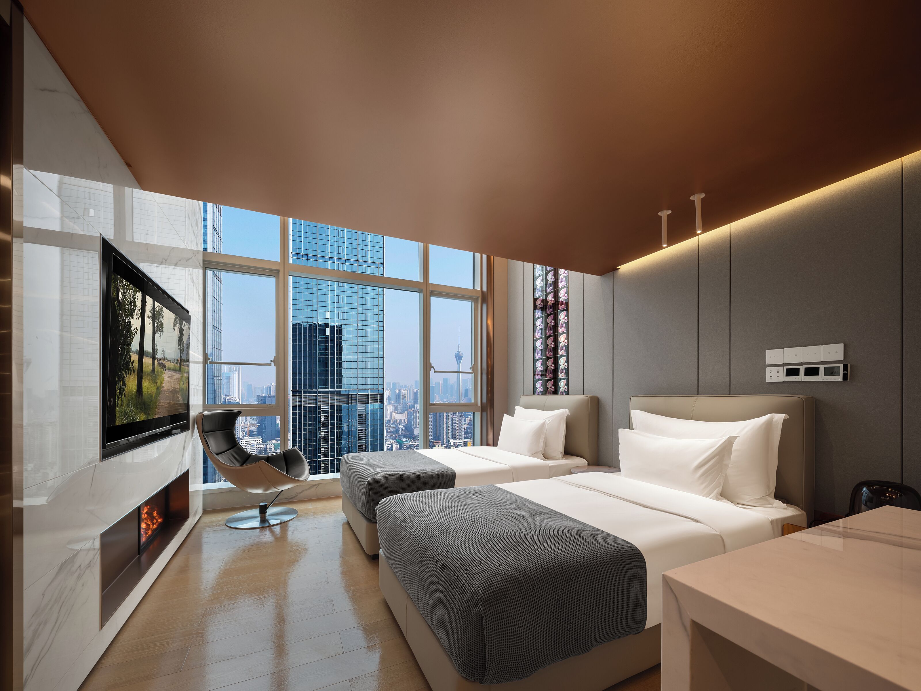 In-room safe, blackout curtains, soundproofing, iron/ironing board