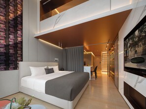 Couette en duvet d'oie, coffres-forts dans les chambres