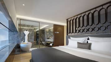 In-room safe, blackout curtains, soundproofing, iron/ironing board