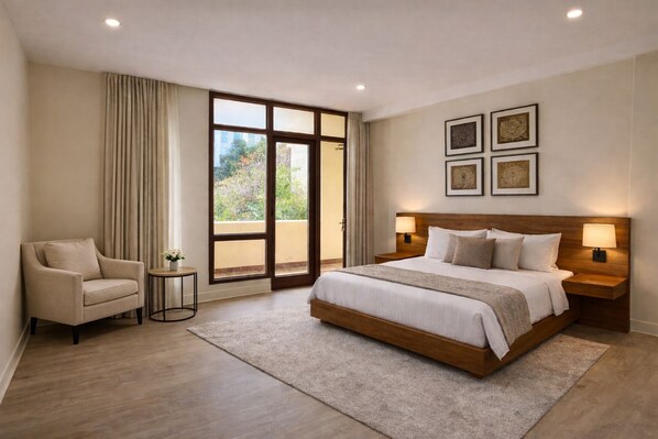 Kahden hengen premium-huone, parveke, kaupunkinäköala | Ilmainen Wi-Fi