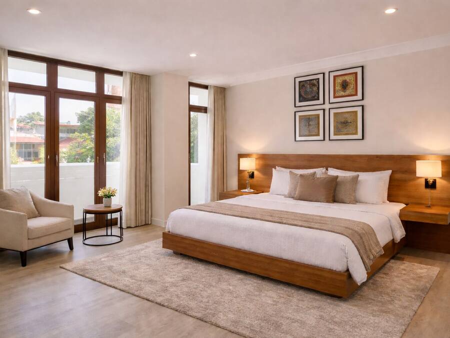 Premium Studio, Balcony, City View