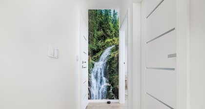 Zweistöckiges Appartement | Bergblick und Klimatisierung