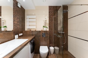 Apartment, Balcony | Bathroom - Malila Premium Apartments Cystersów 20D (Kraków)