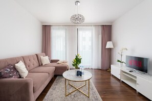 Apartment, Balcony | Living area - Malila Premium Apartments Cystersów 20D (Kraków)