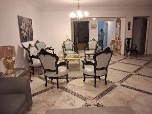 Interior - Spacious 3-Bedroom Apartment in Central Cairo with City View (Cairo Governorate)