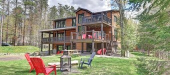 Lake Front Loft 4 | Private Lake, Hot Tub & Pool Table Retreat (Sleeps 4)