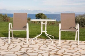 Appartement Supérieur, patio, vue mer | Terrasse/Patio