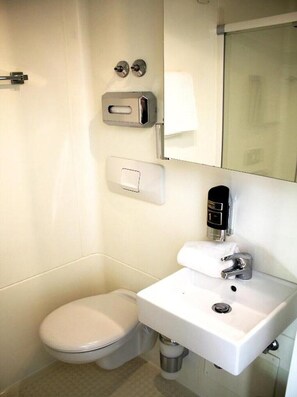 Een douche, een haardroger