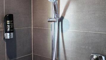 Shower, hair dryer