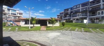 Simple ground floor apartment with exclusive walkway to the lagoon.