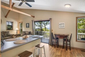 TV, fireplace, ping pong, books - Pisgah Forest Mountaintop Home w/ Views & Hot Tub (Pisgah Forest)