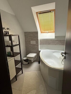 Kamar Double Standar, pemandangan kota | Kamar mandi