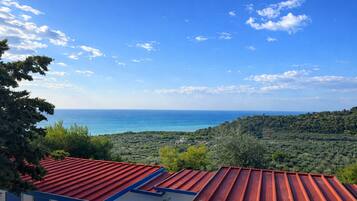 Vue depuis lâhĂ©bergement