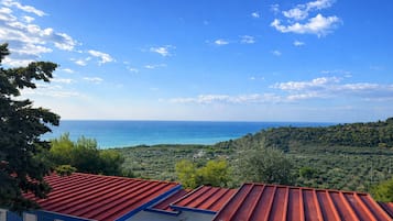 Vue depuis lâhĂ©bergement