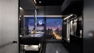 SEYA 270° Panoramic Suite with Bathtub (100-inch Projector, Bose Sound) | Bathroom | Slippers