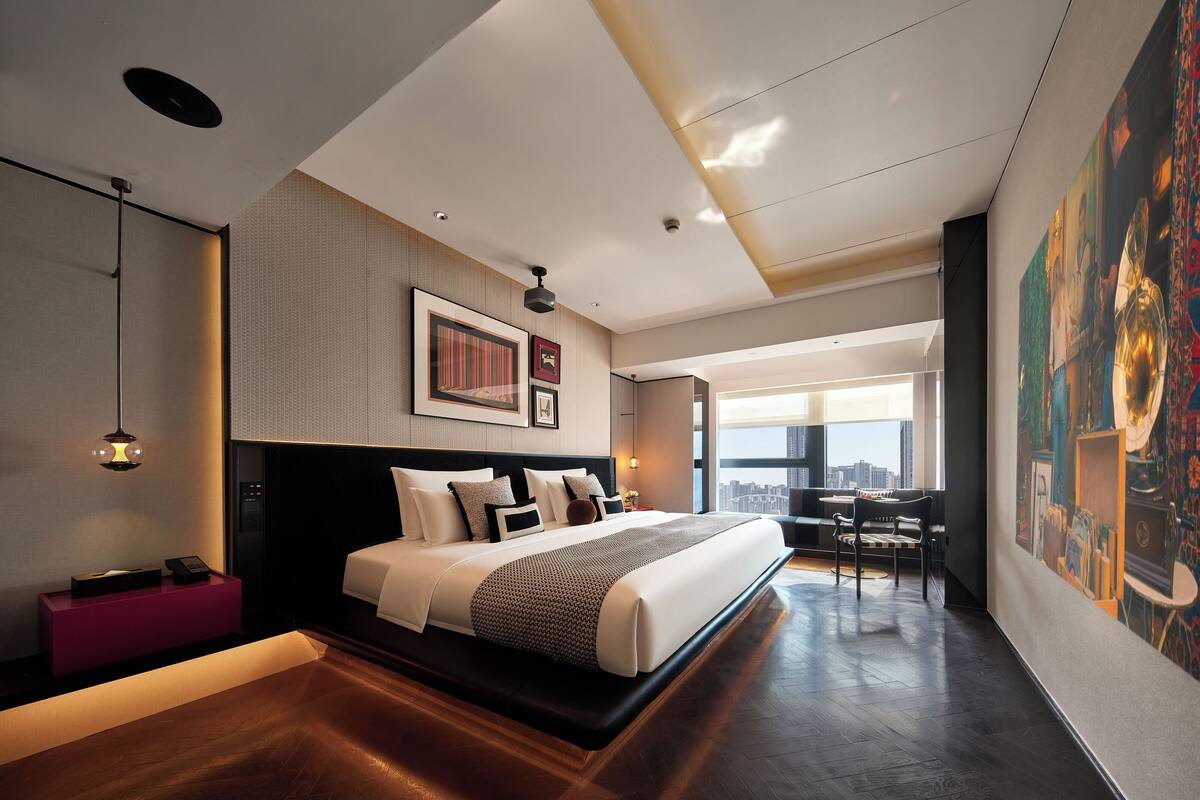 Kamar Double Klasik, Pembersihan Kamar, pemandangan kota | Brankas, tirai kedap cahaya, dan setrika/meja setrika