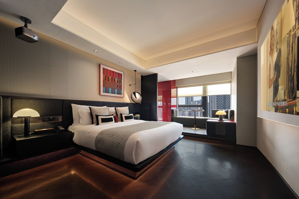 In-room safe, blackout curtains, iron/ironing board