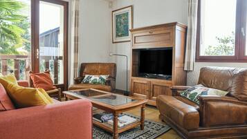 TV, fireplace, stereo