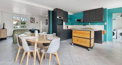 Maison de ville avec Jardin 6p, terrasse privée et Wi-Fi