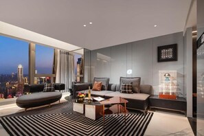 Familienzimmer, Stadtblick | Wohnbereich