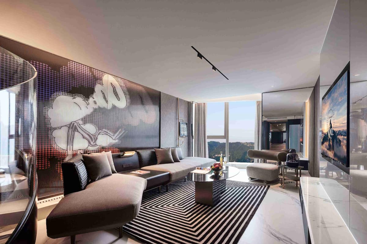 浮島Loft·180°江景湯池套房A | 房內夾萬、遮光窗簾/窗簾、隔音、熨斗/熨衫板