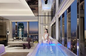 Deluxe-Suite, Whirlpool, Flussblick | Ausblick vom Zimmer