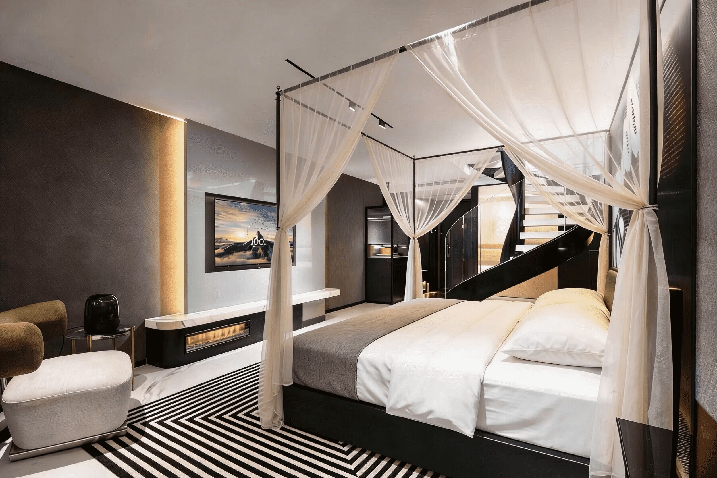 Panoramic-Suite, Flussblick (River View Hot Spring) | Zimmersafe, Verdunkelungsvorhänge, schallisolierte Zimmer