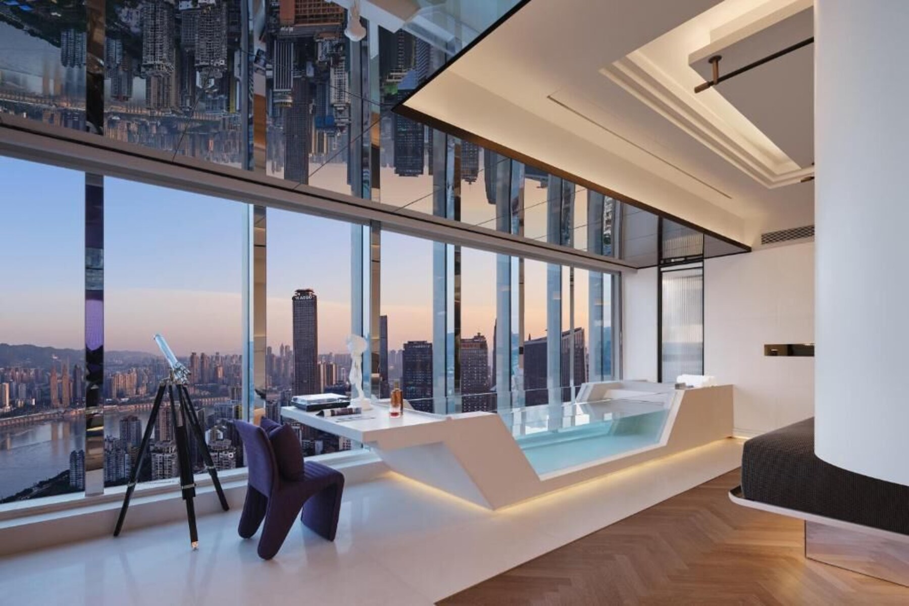270° Panoramic Peninsula River View Suite (3m Private Hot Tub) | View from room