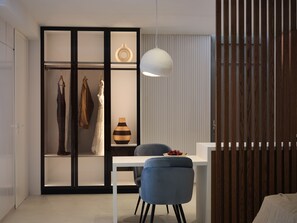 Comfort Studio Suite, Sea View | Free WiFi, bed sheets - Doci Kelios Suites with private pool (Askos)