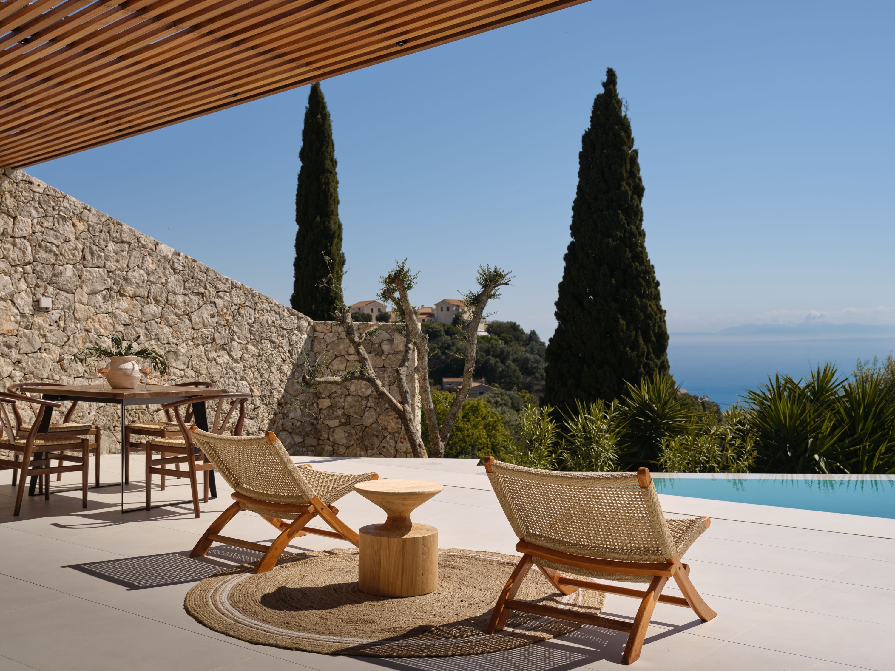 Suite monolocale Deluxe, vista mare | Terrazza/patio