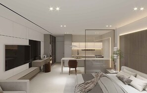 Classic-studiosviitti, merinäköala | Ilmainen Wi-Fi, vuodevaatteet