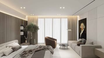 Studiosuite – classic, sjøutsikt | Wi-fi (inkludert) og sengetøy