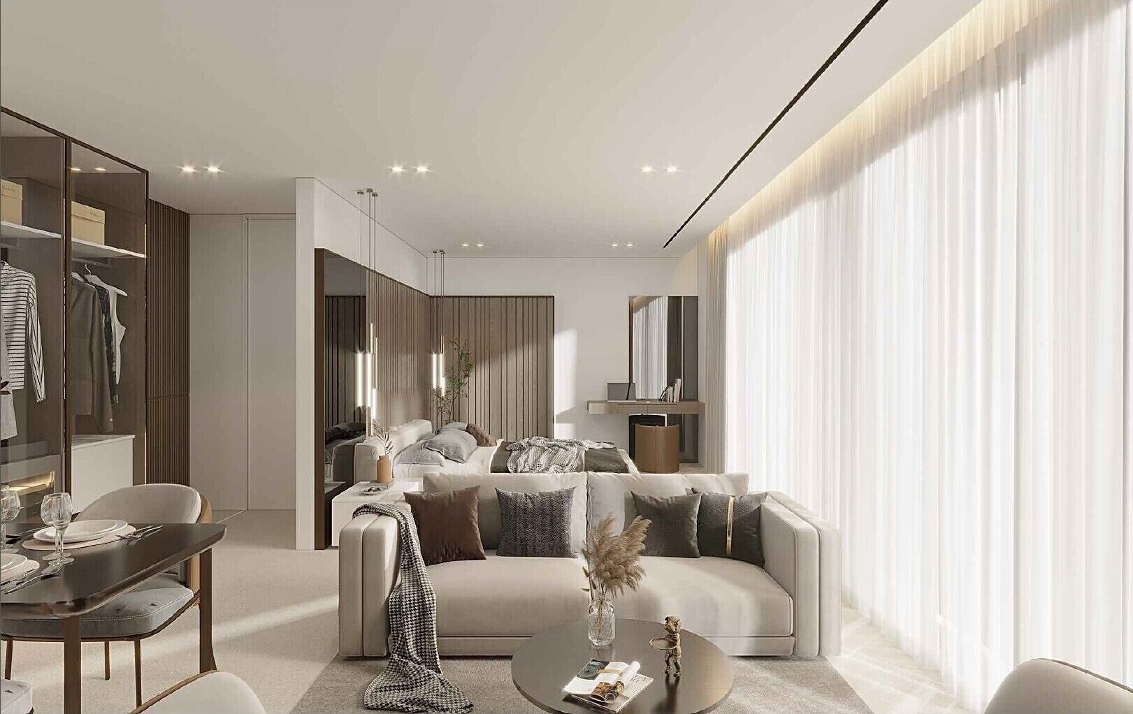 Studio Suite Deluks, pemandangan laut | Wi-Fi gratis dan seprai linen