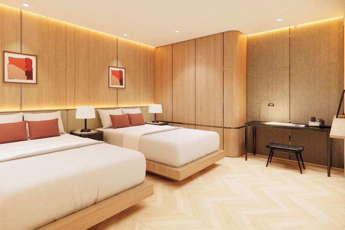 Habitación Deluxe con 1 cama doble o 2 individuales