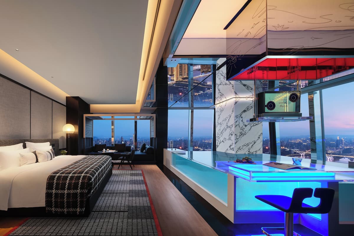 Luxury Studio Suite, River View | In-room safe, blackout drapes, iron/ironing board, free WiFi