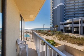 Family Condo, 2 Bedrooms, Balcony, Pool View | Balcony view - The Whaler Condos (Gulf Shores)