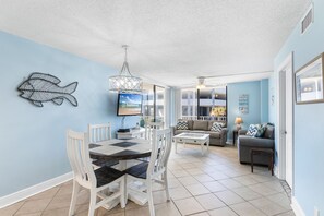 Family Condo, 2 Bedrooms, Balcony, Pool View | In-room dining - The Whaler Condos (Gulf Shores)
