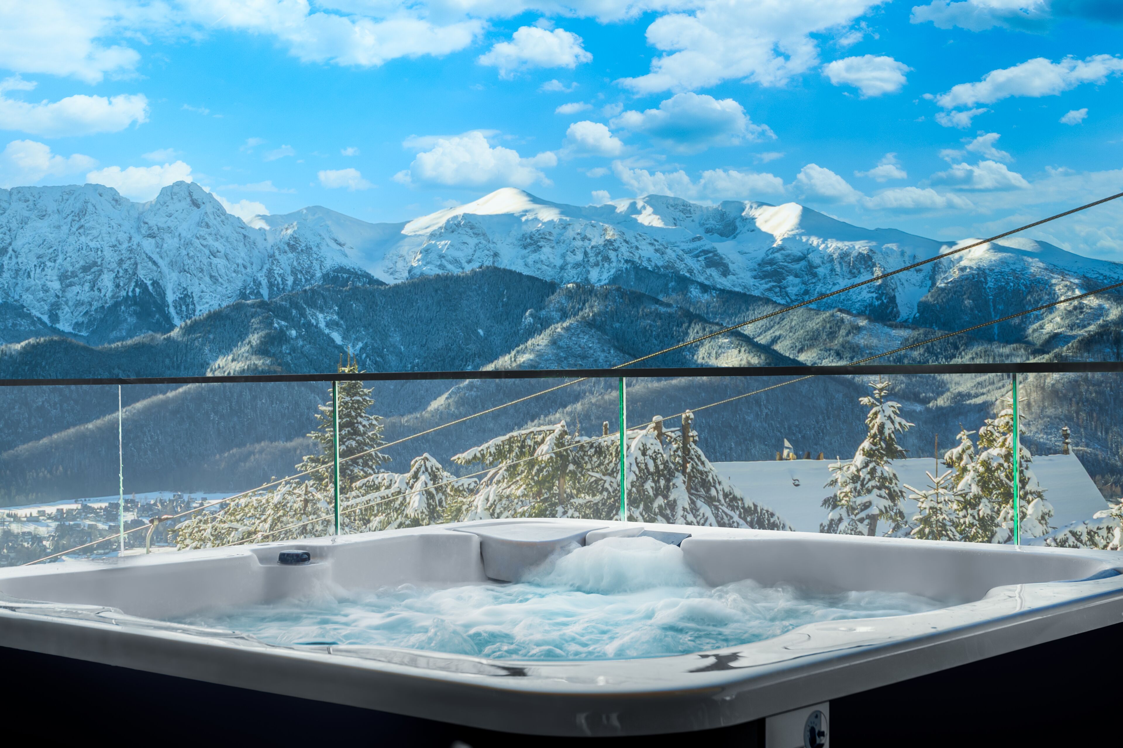 Premium Villa, Hot Tub, Mountain View | Private spa tub