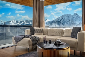 Panoramic-Villa, Whirlpool, Bergblick | Blick auf die Berge