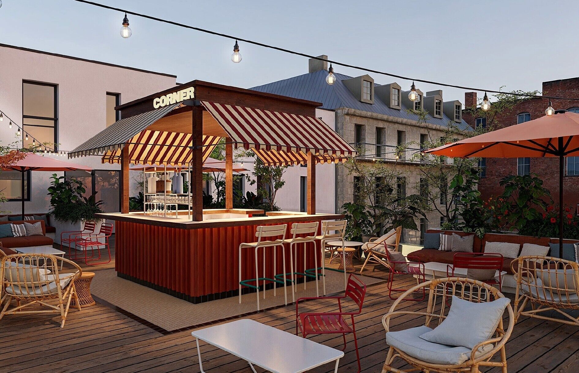 Rooftop terrace