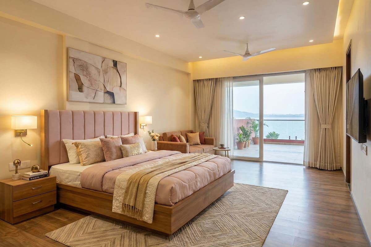 Habitación Deluxe | Escritorio, espacio para trabajar con un portátil, cortinas opacas