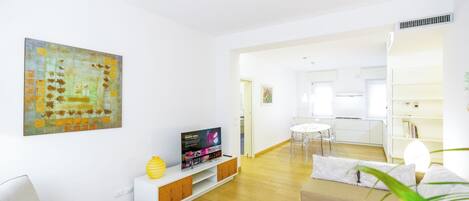 Apartment, 2 Bedrooms | Living area | Flat-screen TV