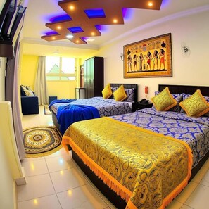 Deluxe Quadruple Room, City View - Horus Guest House Pyramids View (Giza Governorate)