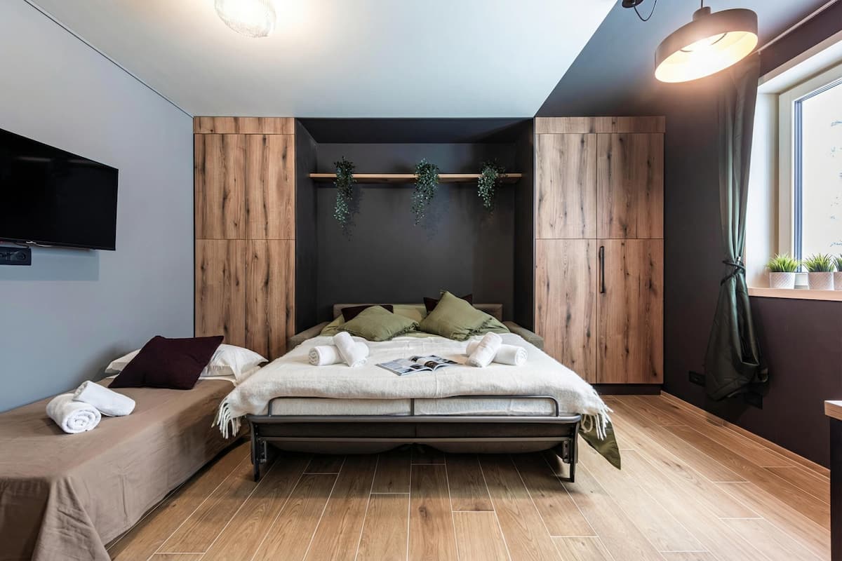 Studio Tiêu chuẩn, quang cảnh núi (Casa del Colle Studio E3) | 2 phòng ngủ, truy cập Internet không dây miễn phí, bộ trải giường