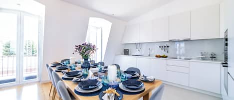 Blue by the River 4 - Unique Penthouse Duplex | Dining