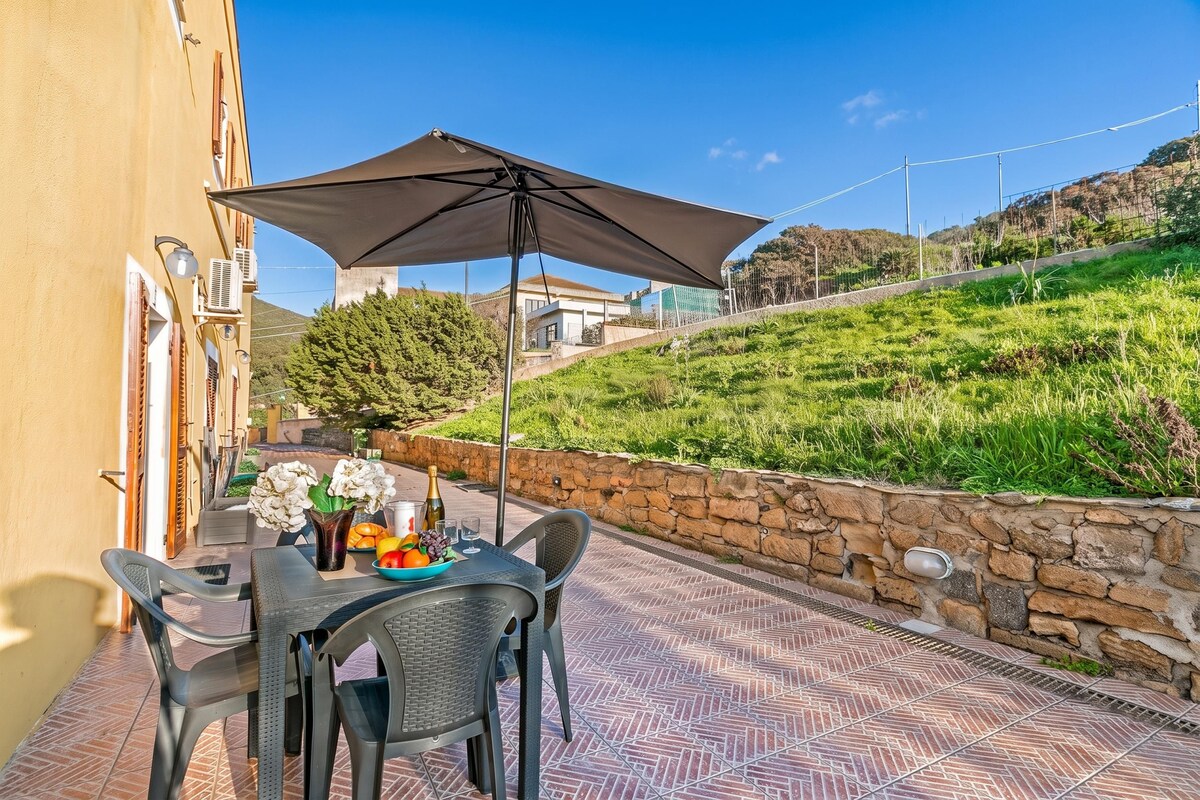 Standard Studio, Microwave, Sea View (Residence Argentiera Studio 8 Sea) | Outdoor dining