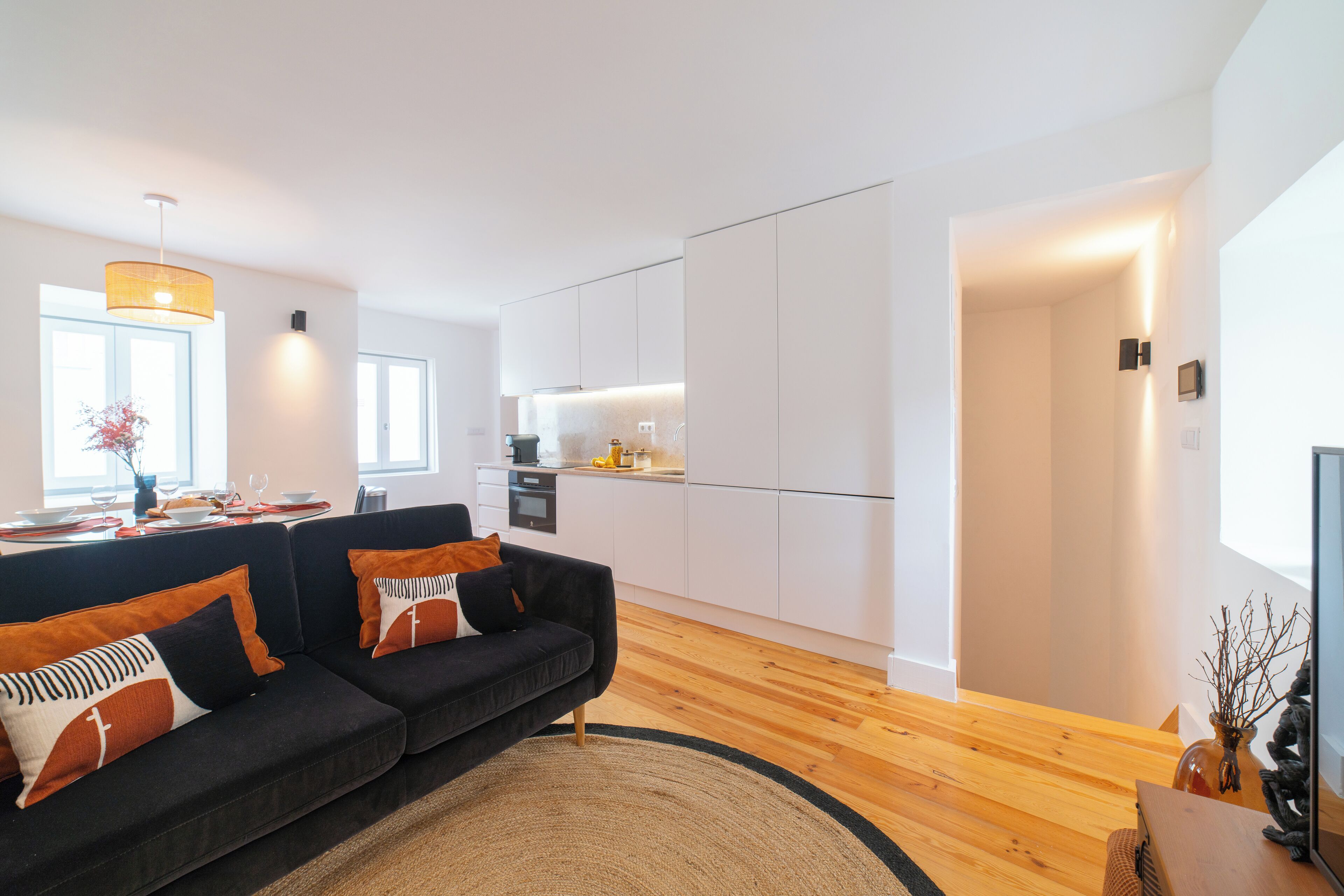 Deluxe appartement, 2 slaapkamers | Woonruimte